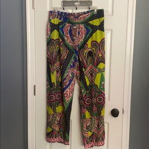 Multicolor print Tease Women pants